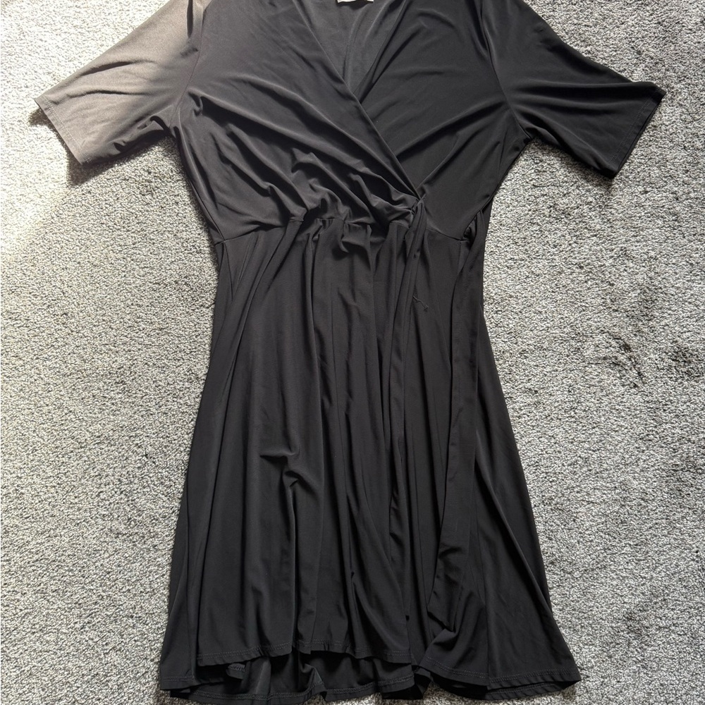 Gilli Charcoal Wrap Dress